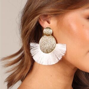 NWT Bahati Tassel Earrings - Gold